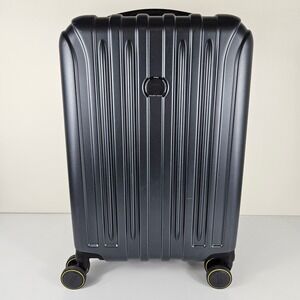 Delsey Paris Accelerate Hardside Carry On Spinner Luggage Titanium Metallic Gray